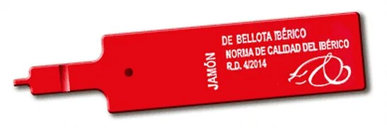 Etiquetado del ibérico - Etiqueta roja